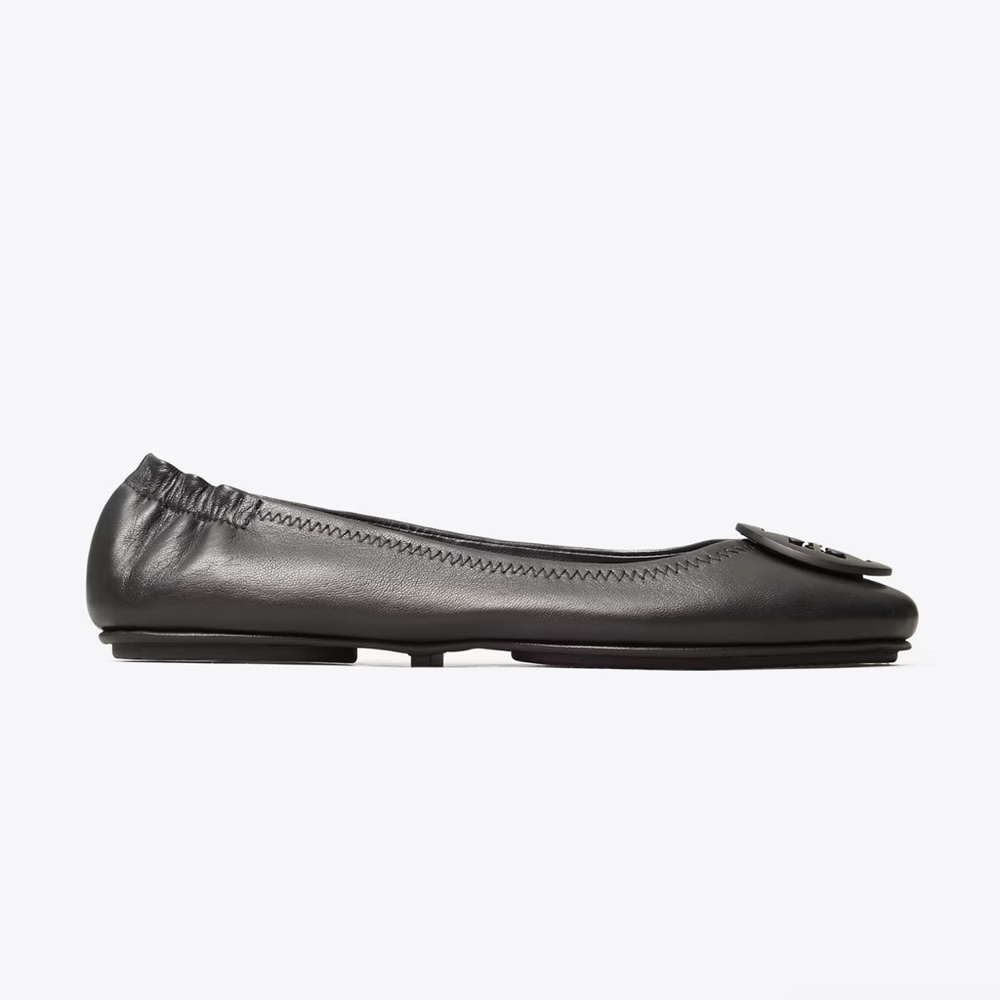 Excellent condition Tory Burch Minnie travel flats 6.5